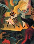 August Macke Russisches Ballett (I) Spain oil painting artist